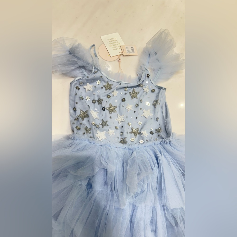 Tutu de Monde girls blue tutu dress